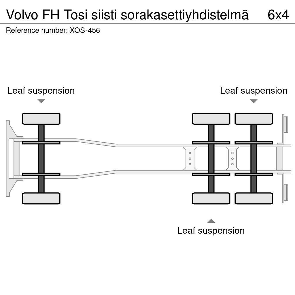 Volvo FH Tosi siisti sorakasettiyhdistelmä Camion benne
