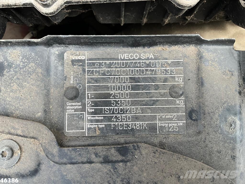 Iveco Daily 70C17 DHollandia laadklep Just 6.870 km! Bakwagens met gesloten opbouw