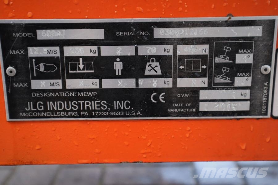 JLG 600AJ Valid inspection, *Guarantee! Diesel, 4x4 Dr Zglobne podizne platforme