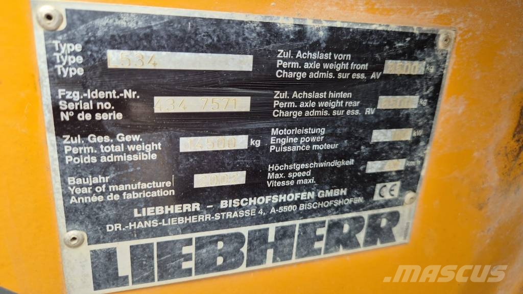 Liebherr 534 Pyöräkuormaajat