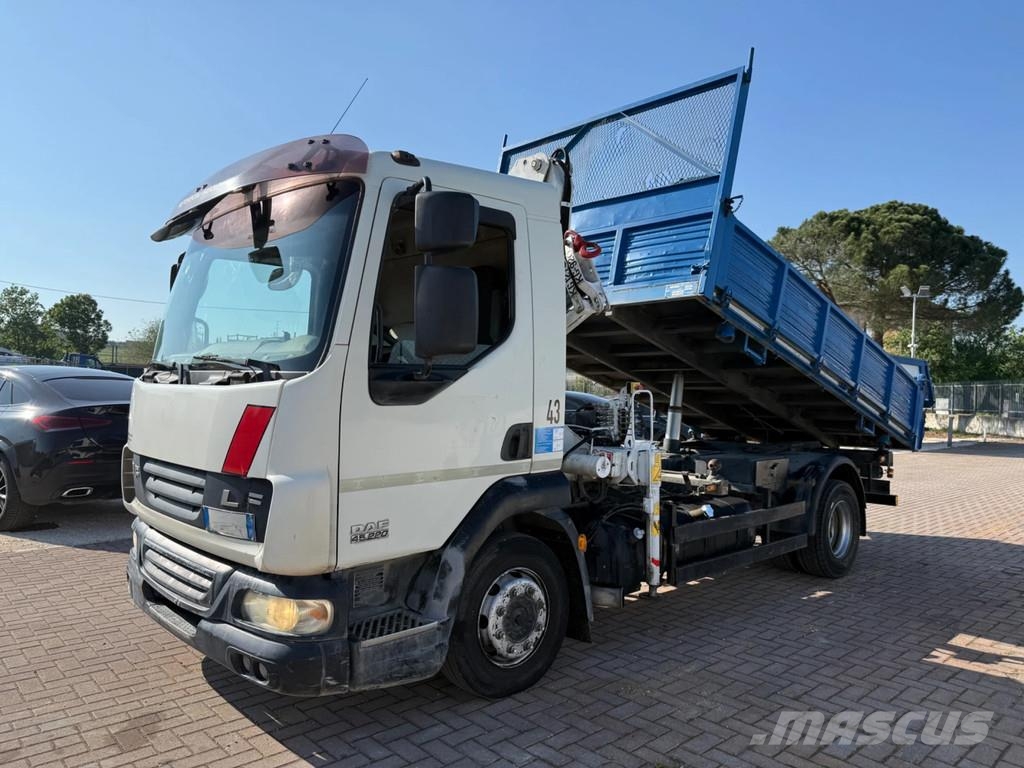 DAF LF 45 LF45.220 Kipper mit Kran Bonfiglioli Самосвал