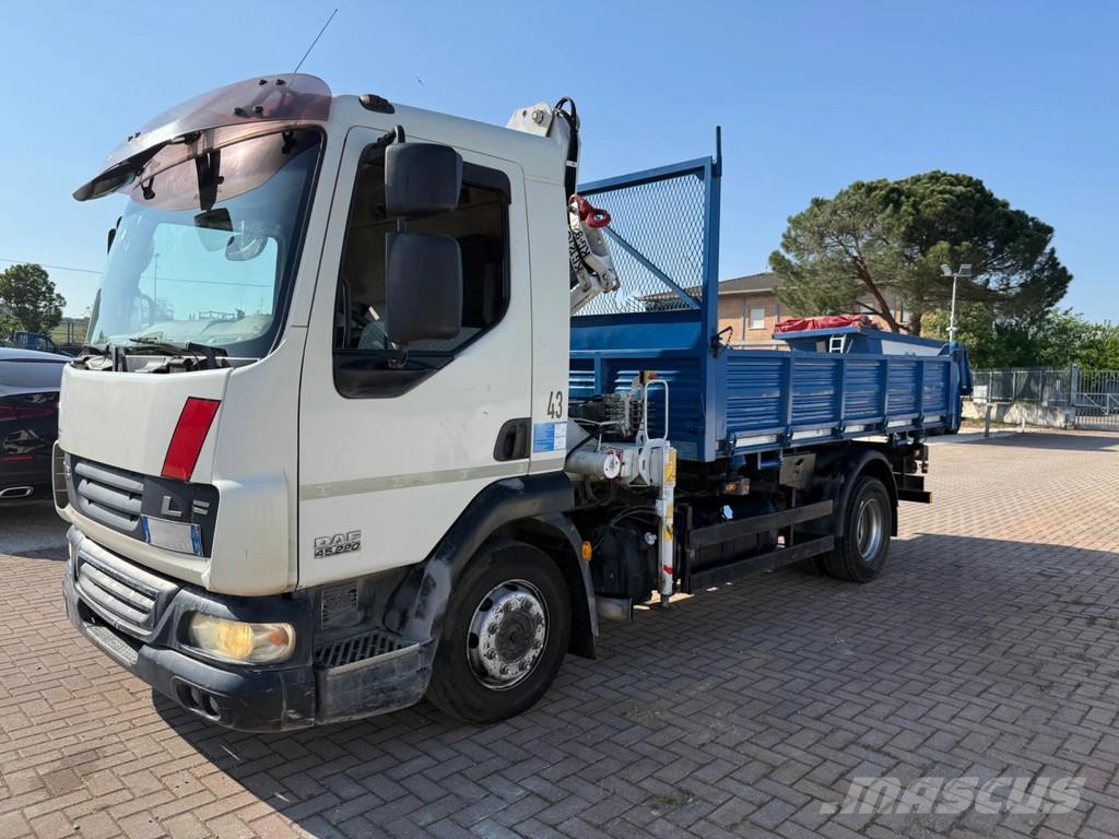 DAF LF 45 LF45.220 Kipper mit Kran Bonfiglioli Самосвал