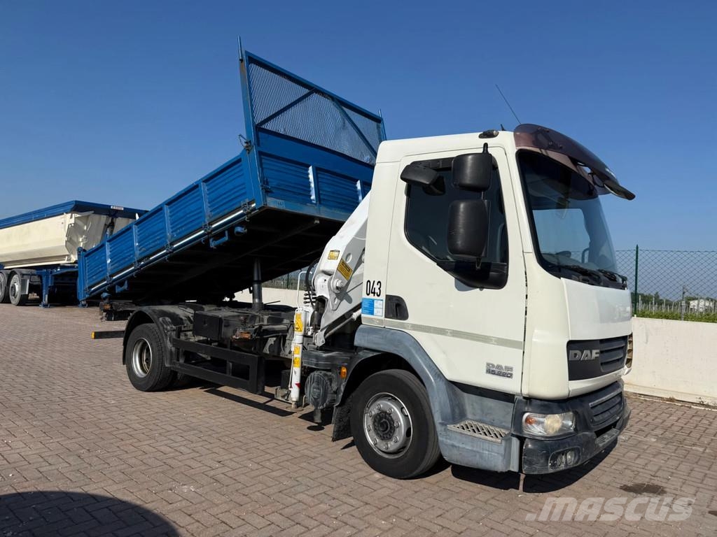 DAF LF 45 LF45.220 Kipper mit Kran Bonfiglioli Самосвал
