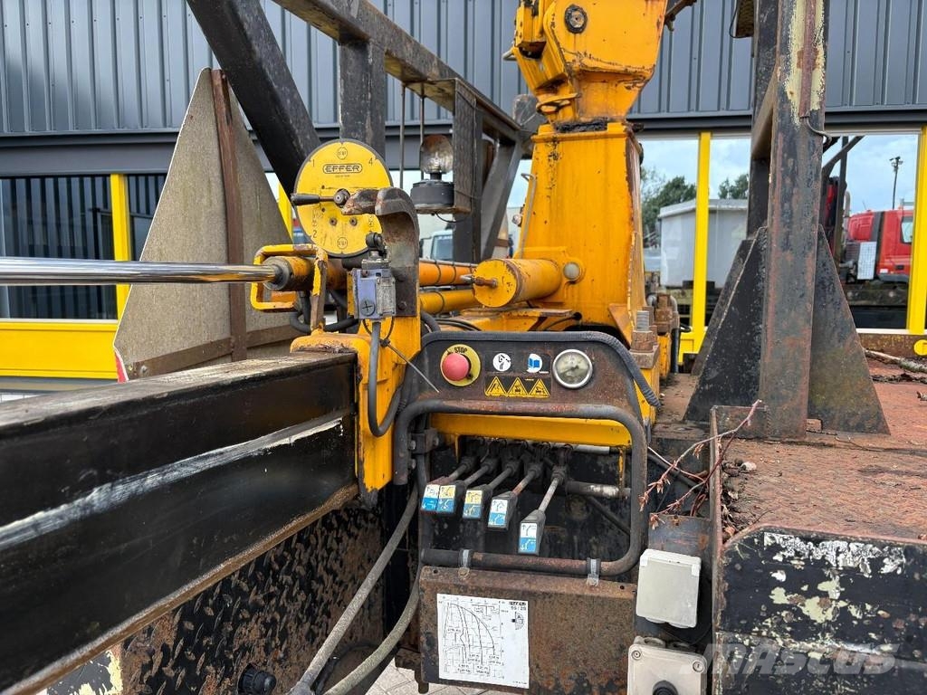 MAN 14.224 + EURO 2 + platform 11.5 meters + EFFER 95 All terrain cranes