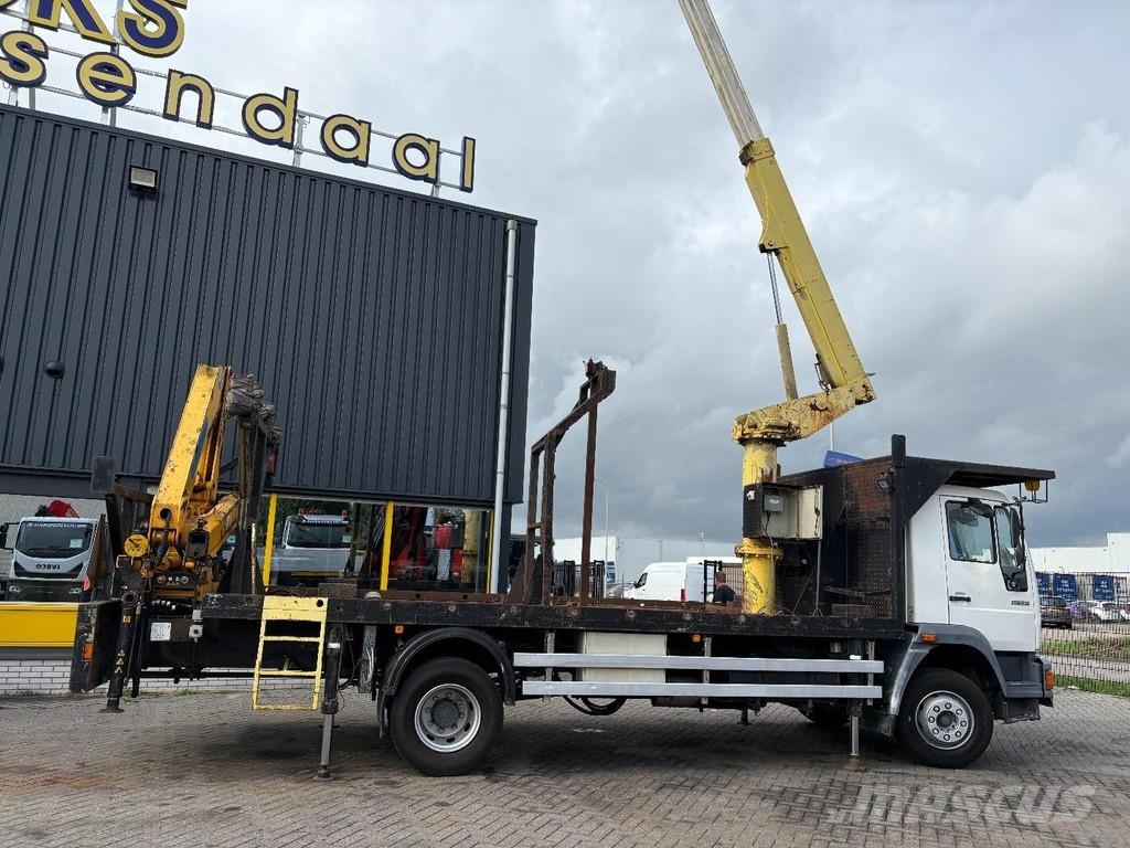 MAN 14.224 + EURO 2 + platform 11.5 meters + EFFER 95 All terrain cranes