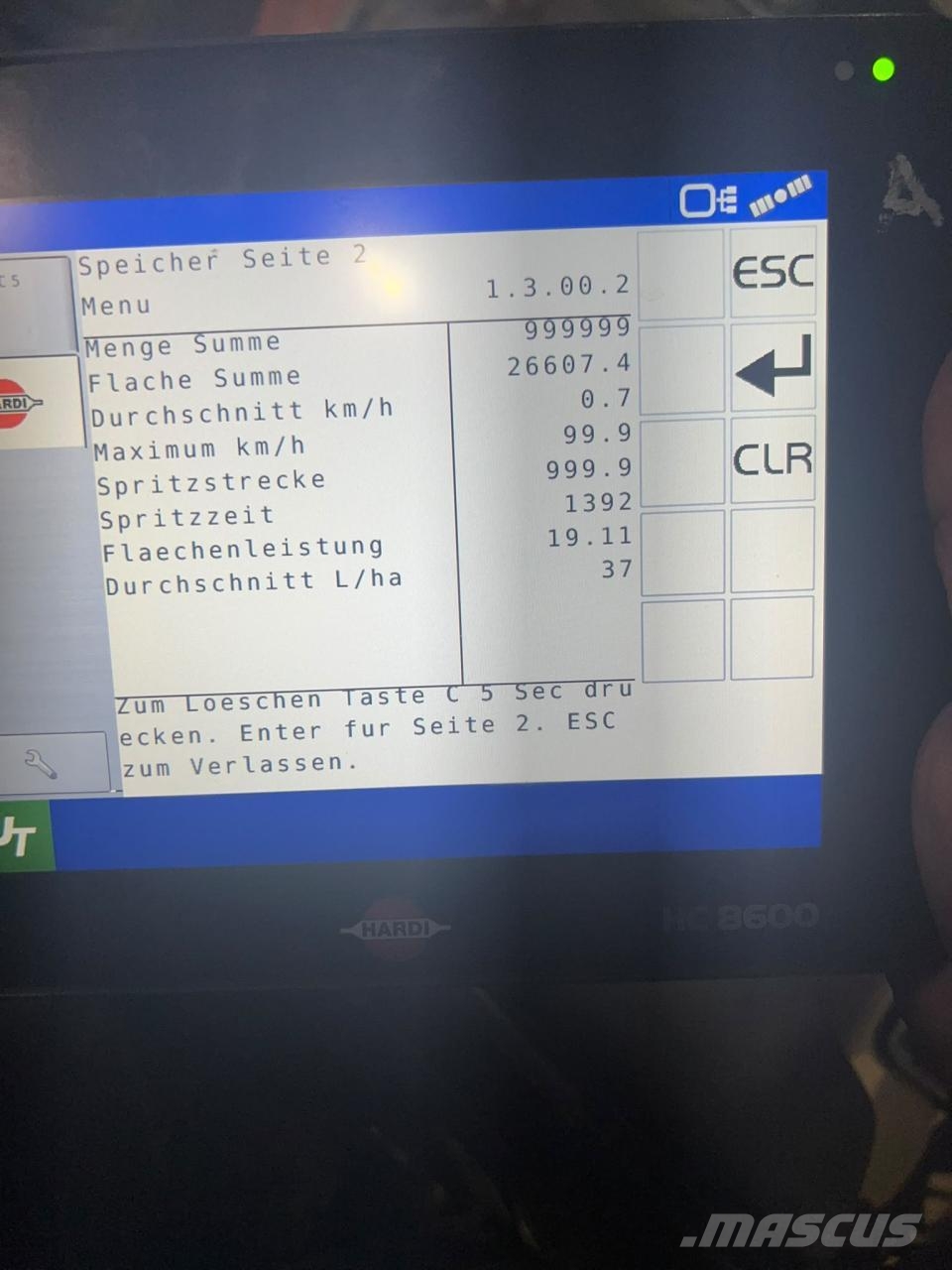 Hardi Navigator 6000 30m Section Distance Control Vučene prskalice