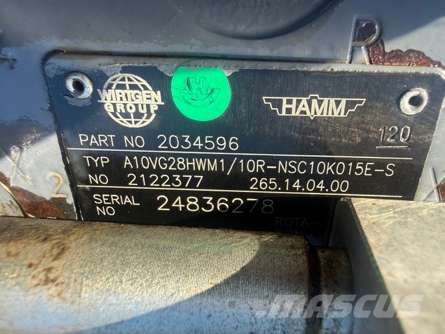 Hamm REXROTH A10VG28 USED PUMP Гідравліка