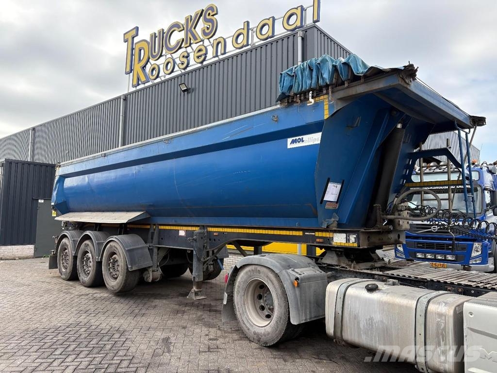 MOL - + 3X SAF AXLE + LIFT AXLE + STEERING AXLE + 27m3 Semi Reboques Basculantes