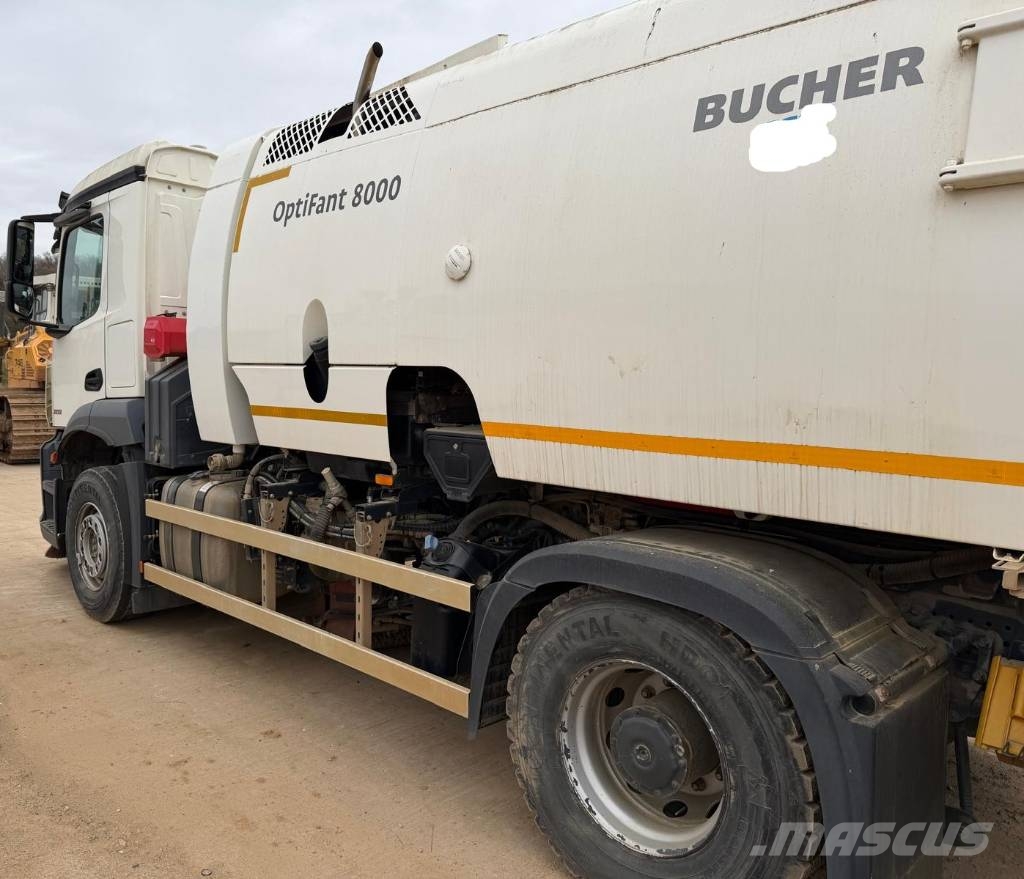 Mercedes-Benz Arocs 2232 //EZ. 2018/16917KM/mit Bucher Aufbau Φορτηγά σκούπες
