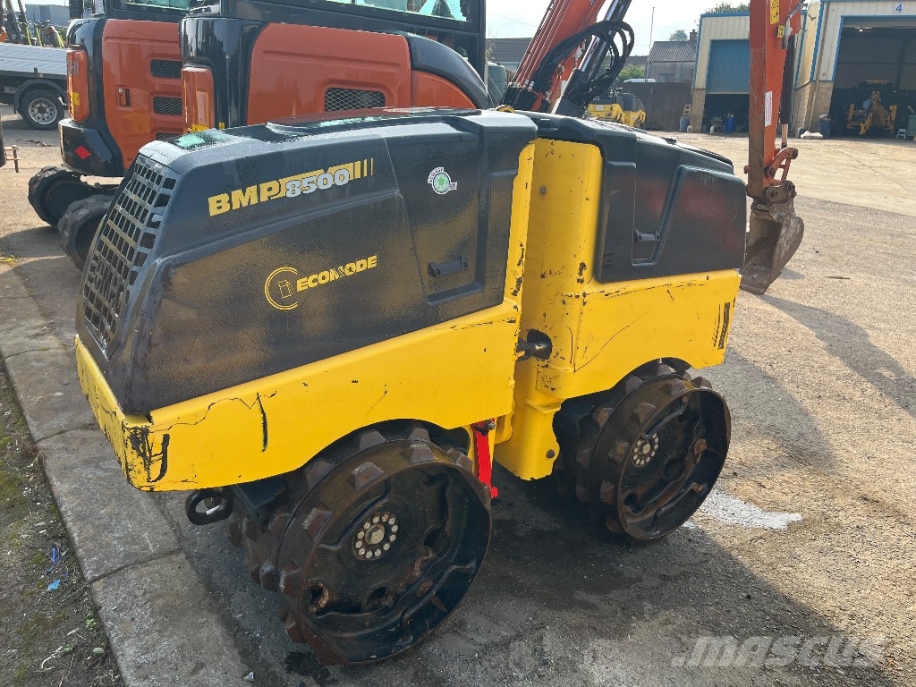 Bomag BMP8500 Trench Roller Rammax 트윈 드럼 롤러