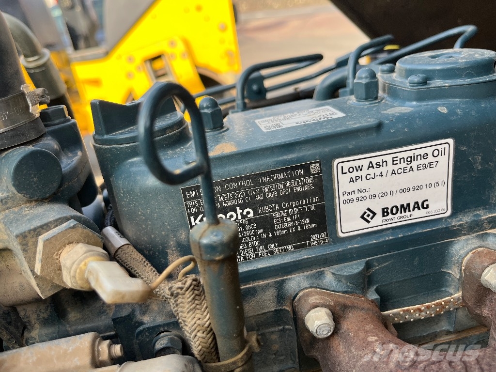 Bomag BMP8500 Trench Roller Rammax 트윈 드럼 롤러