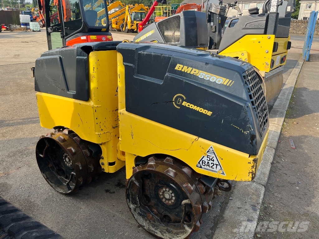 Bomag BMP8500 Trench Roller Rammax 트윈 드럼 롤러