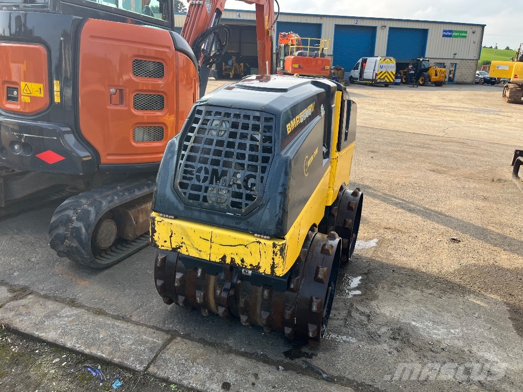 Bomag BMP8500 Trench Roller Rammax 트윈 드럼 롤러