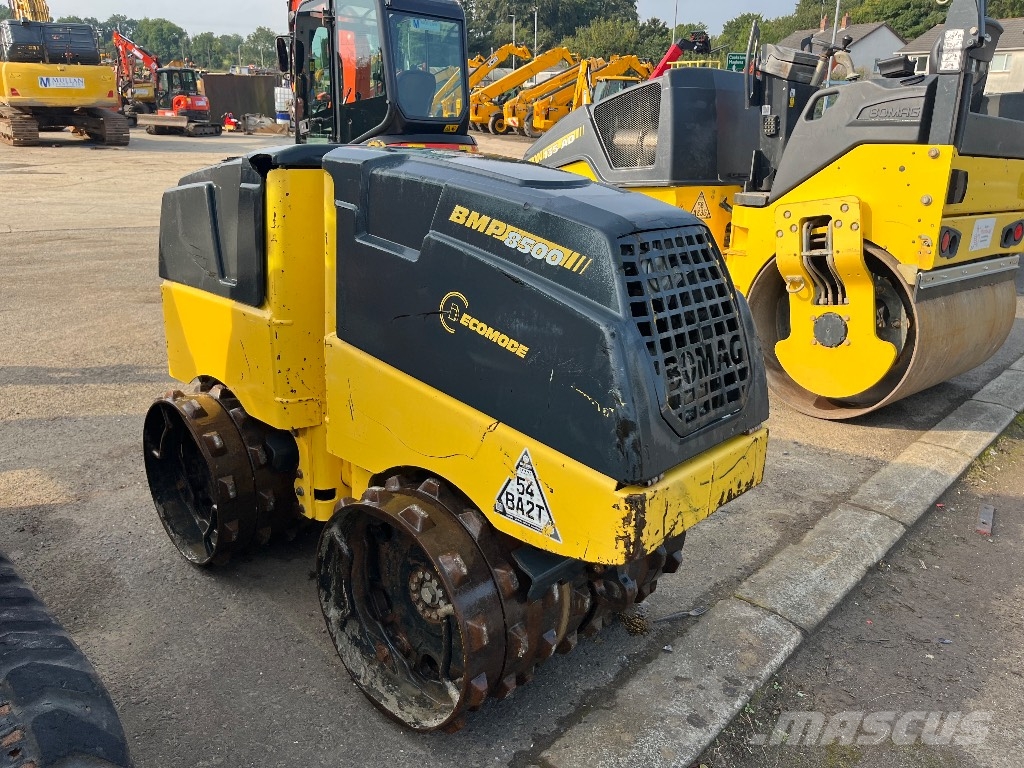 Bomag BMP8500 Trench Roller Rammax 트윈 드럼 롤러