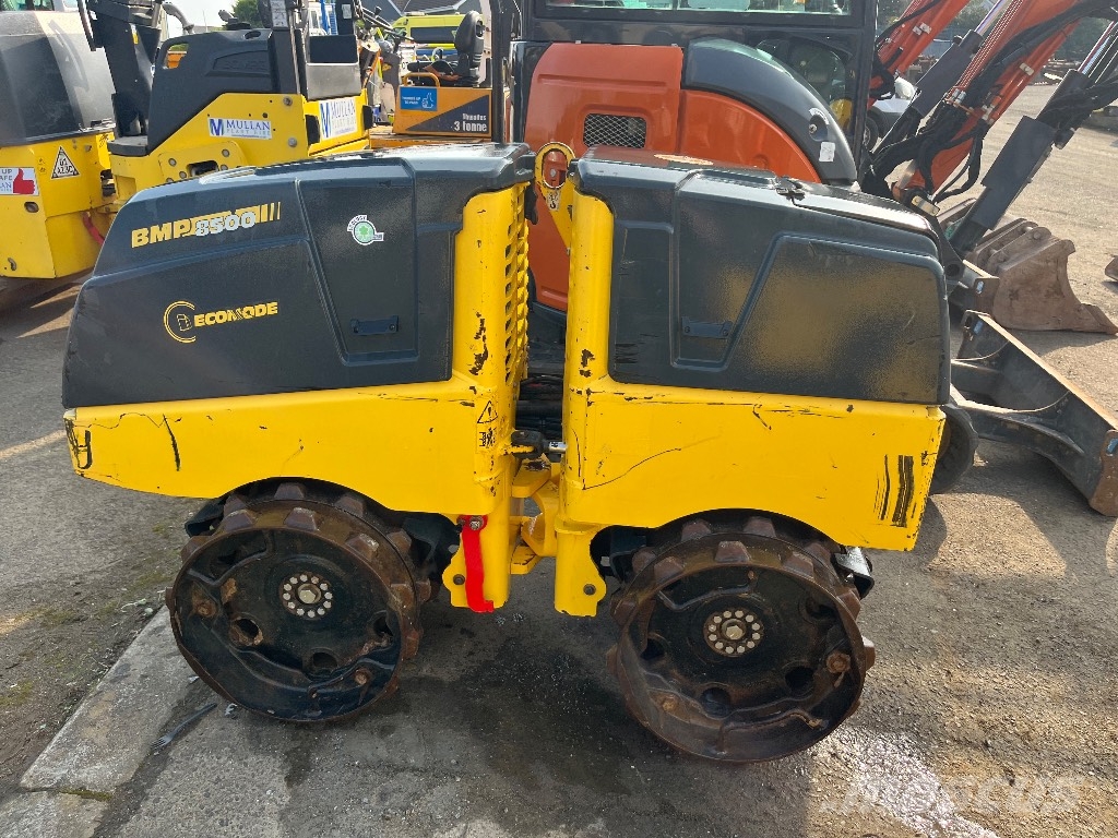 Bomag BMP8500 Trench Roller Rammax 트윈 드럼 롤러