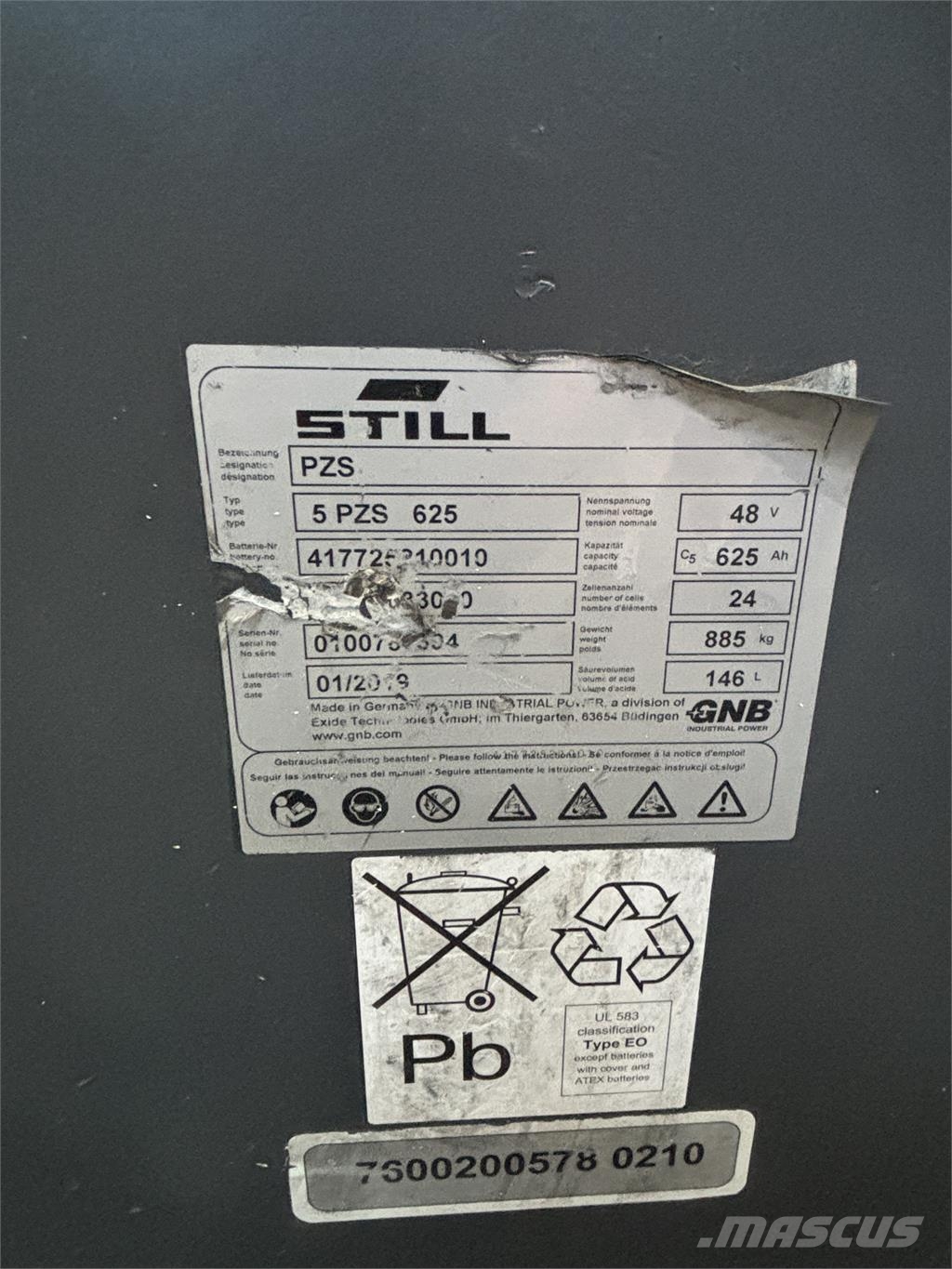 Still RX20-14C Triplex Drive-In Electric forklifts