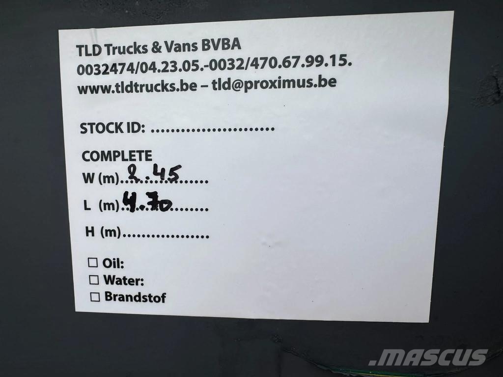 Onbekend **+CRANE ATLAS 80.1+SIDEBORDS** Sjöcontainers