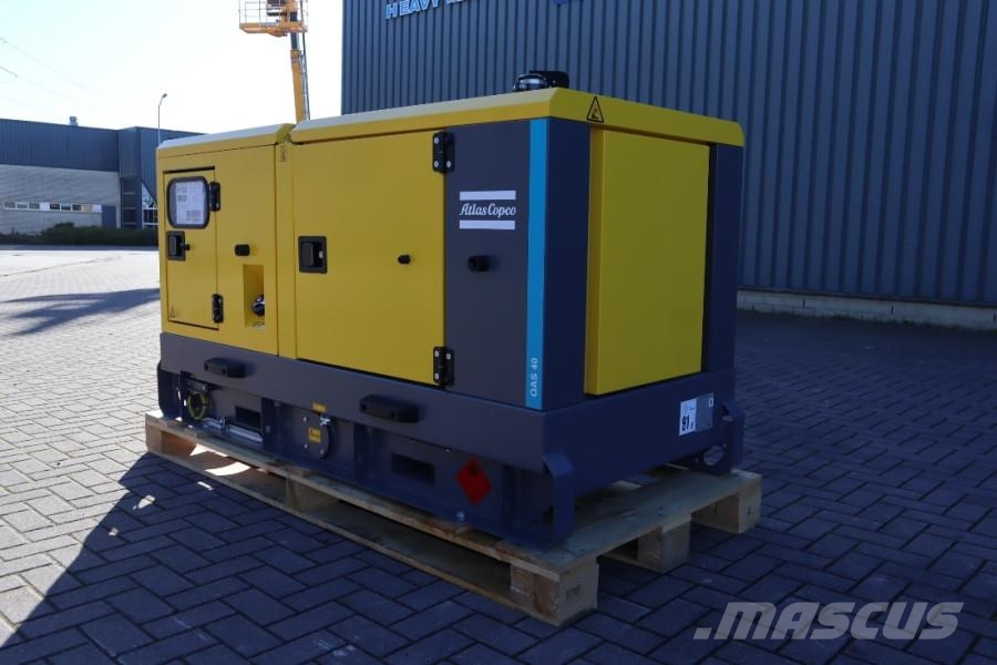 Atlas Copco QAS 40 ST3 Valid inspection, Diesel, 40 kVA مولدات ديزل