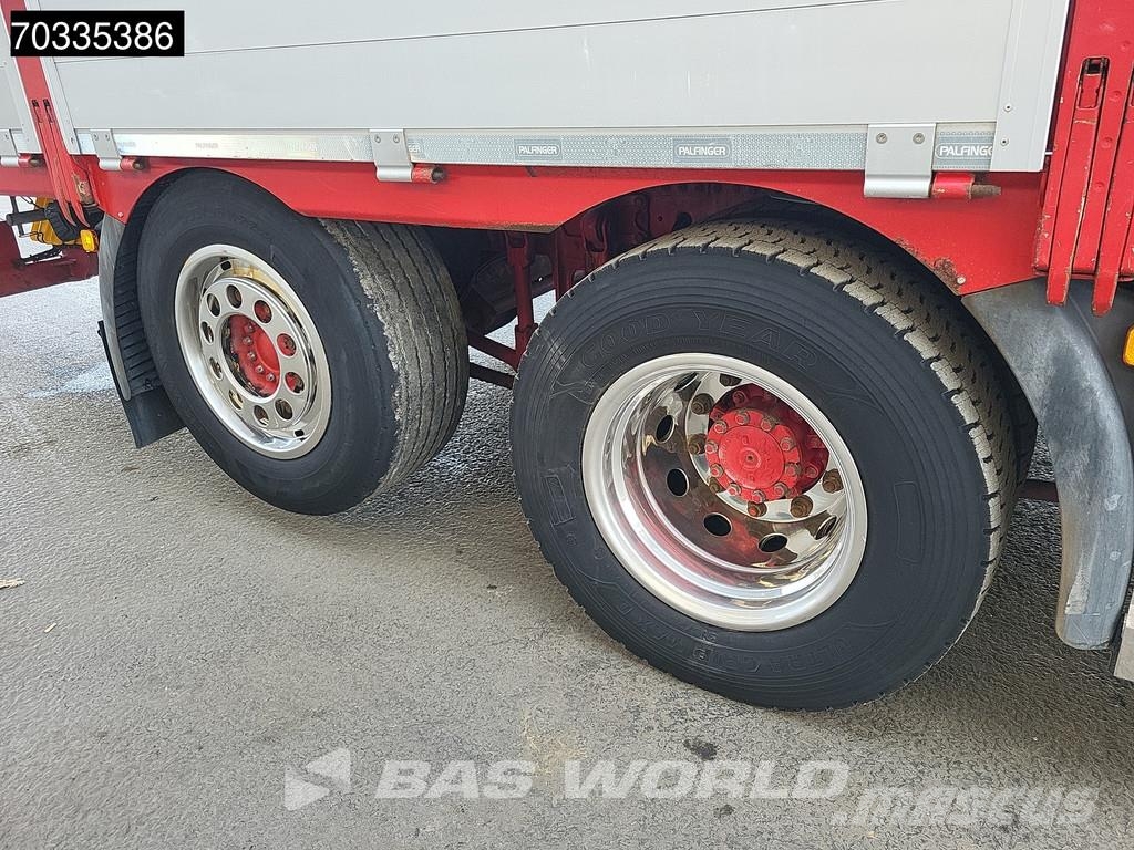 MAN TGS 26.460 TGS 6X2 Palfinger PK22002 EH 6x Extensi شاحنات مسطحة/مفصلية الجوانب