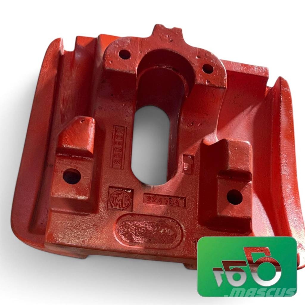 Manitou MLT 741 Ballast Weight 260902 224784 Važiuoklė ir suspensija