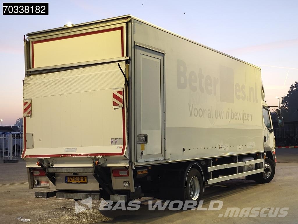 DAF LF 210 4X2 12t NL-Truck 1500kg Ladebordwand Automa Bakwagens met gesloten opbouw