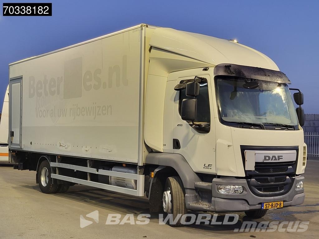 DAF LF 210 4X2 12t NL-Truck 1500kg Ladebordwand Automa Bakwagens met gesloten opbouw