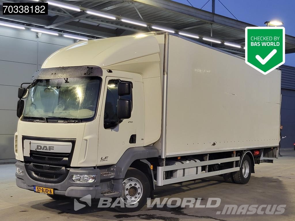 DAF LF 210 4X2 12t NL-Truck 1500kg Ladebordwand Automa Bakwagens met gesloten opbouw