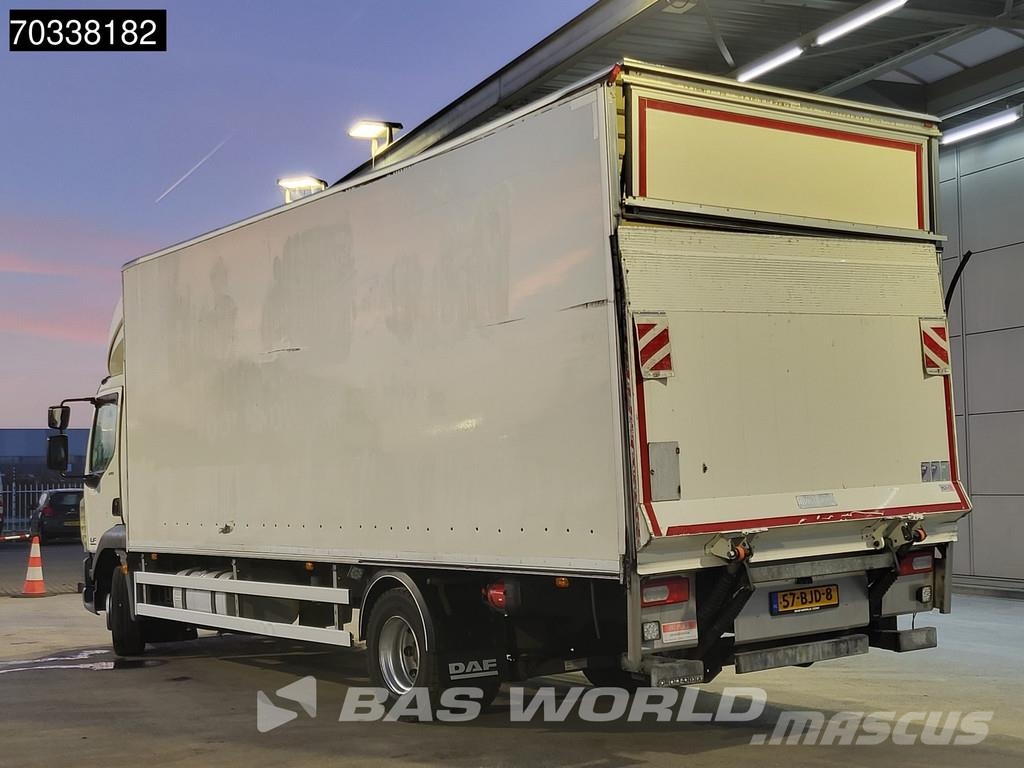 DAF LF 210 4X2 12t NL-Truck 1500kg Ladebordwand Automa Bakwagens met gesloten opbouw