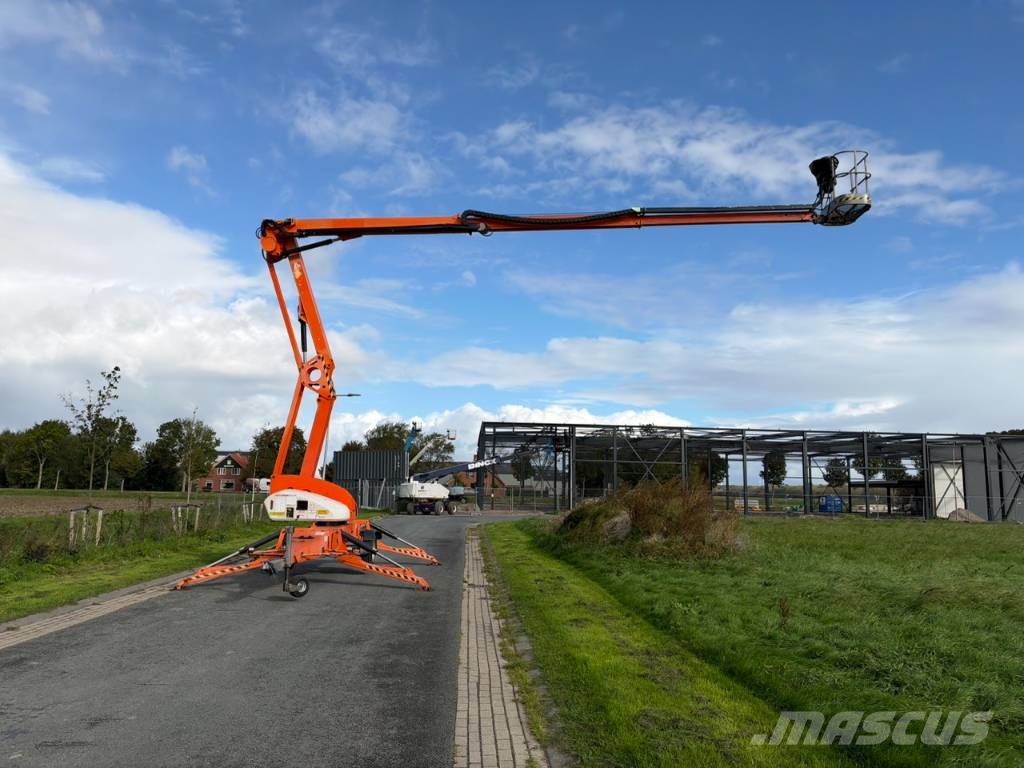 Niftylift 210 dact aanhangwagen hoogwerker 21 meter المنصات الهوائية المثبتة على مقطورة