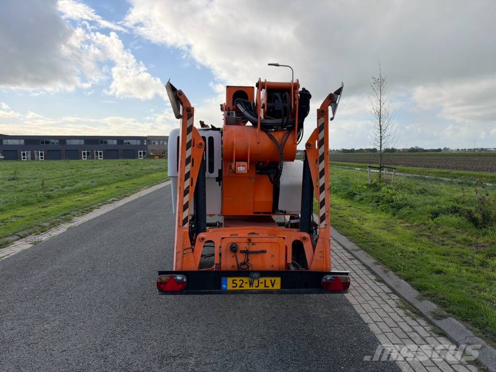 Niftylift 210 dact aanhangwagen hoogwerker 21 meter المنصات الهوائية المثبتة على مقطورة