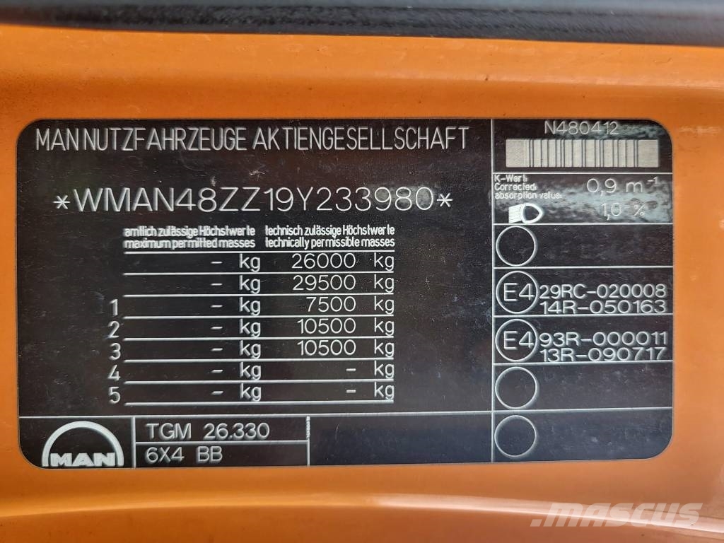 MAN TGM 26.330 Schmidt Stratos B90-42 VCLN, Schmidt SN Homok és Sószórók