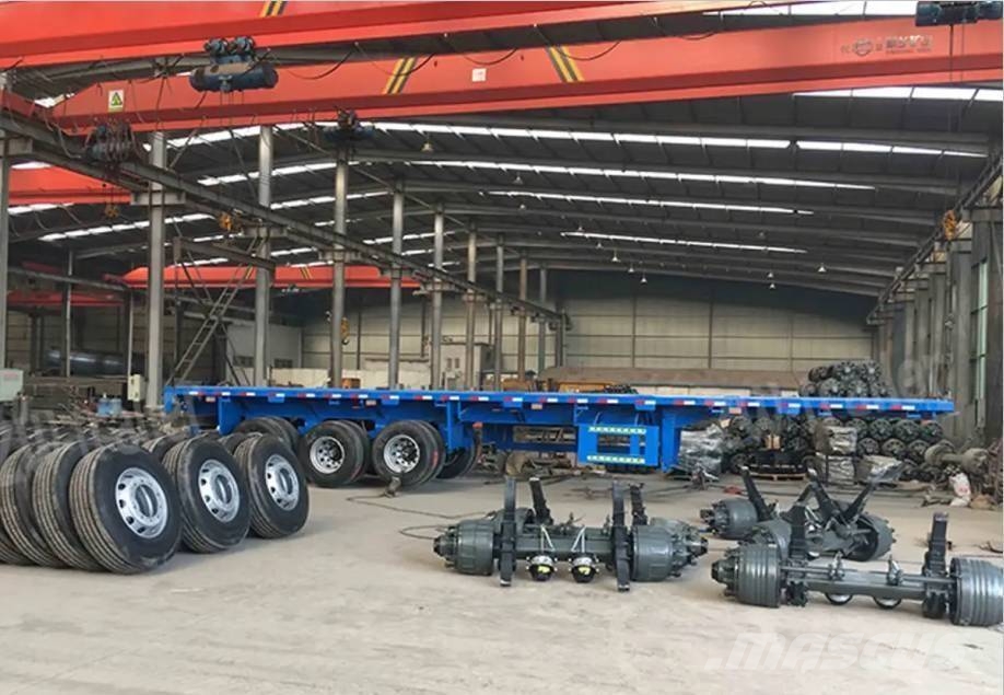ZW Group 4 axle flatbed container semi trailer Konteineršasija