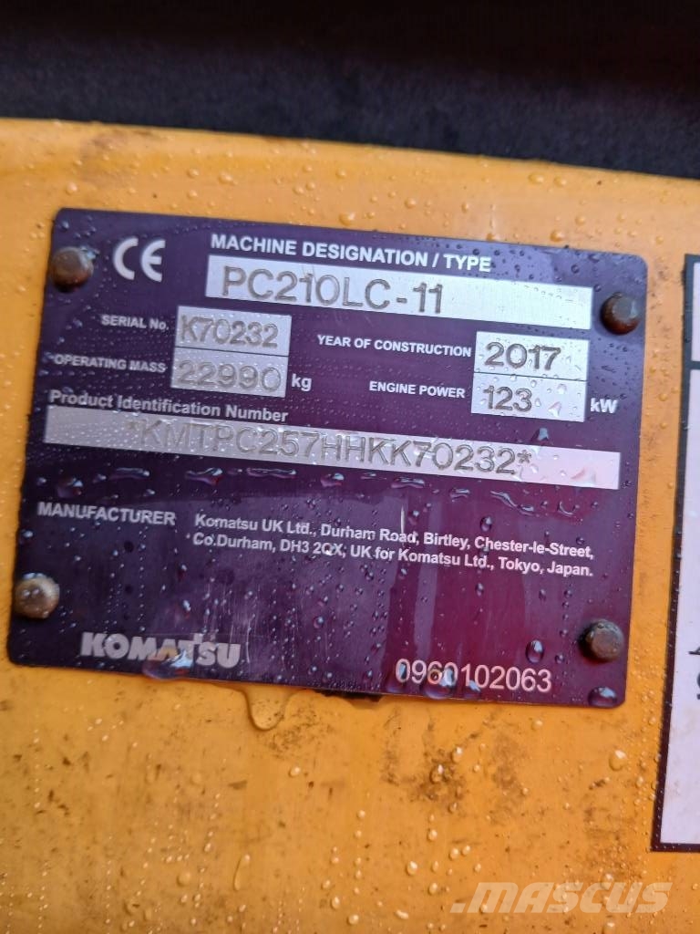 Komatsu PC210LC-11 Bageri gusjeničari