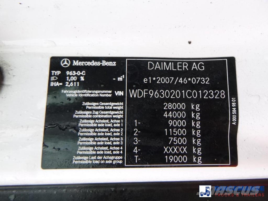 Mercedes-Benz Actros 2843 6x2 Hyva container hook 20t Камиони с кран с кука