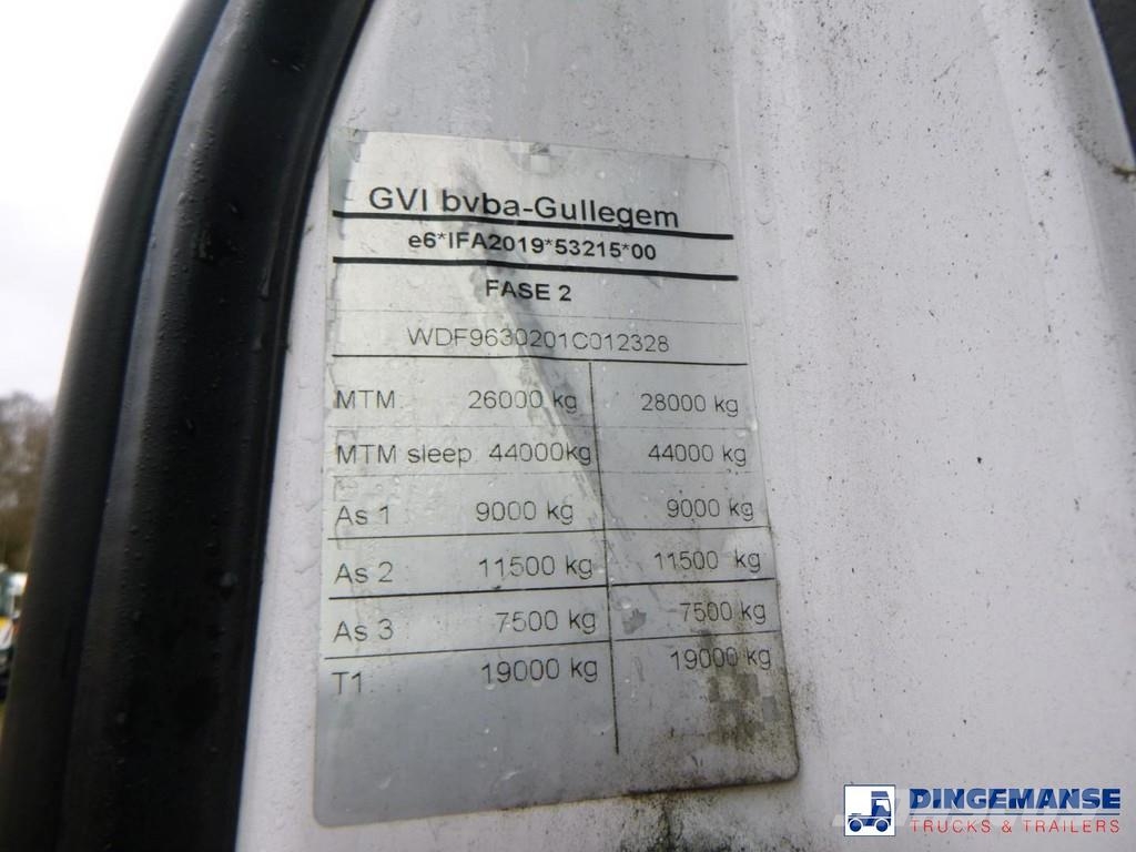 Mercedes-Benz Actros 2843 6x2 Hyva container hook 20t Камиони с кран с кука