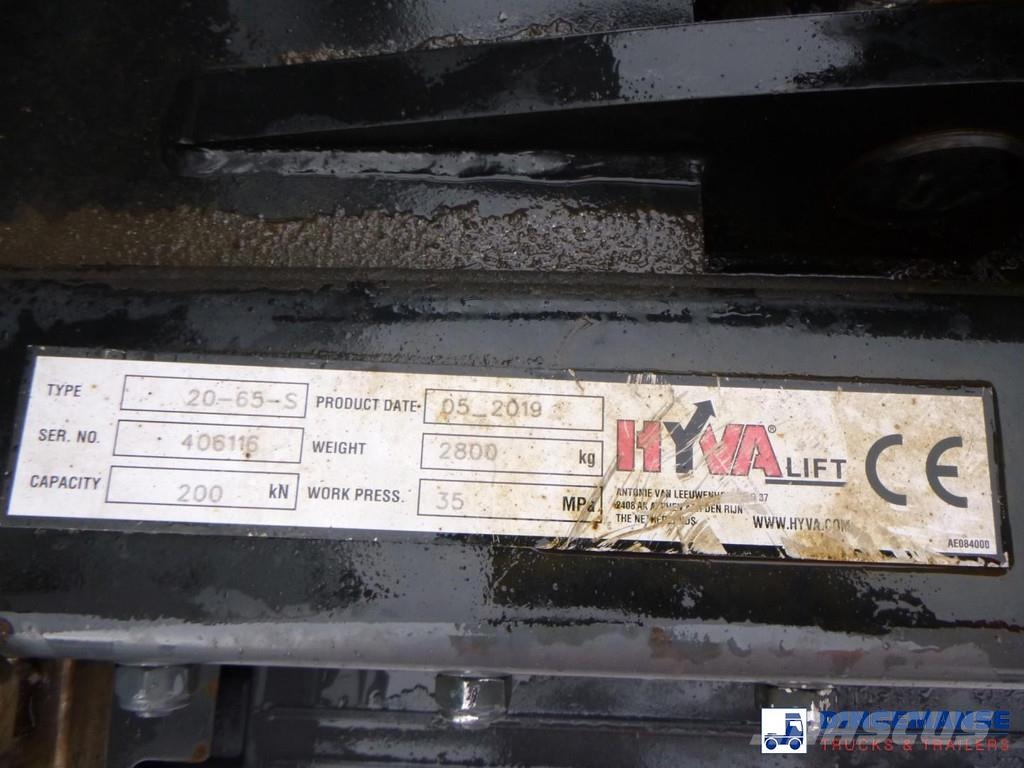 Mercedes-Benz Actros 2843 6x2 Hyva container hook 20t Камиони с кран с кука