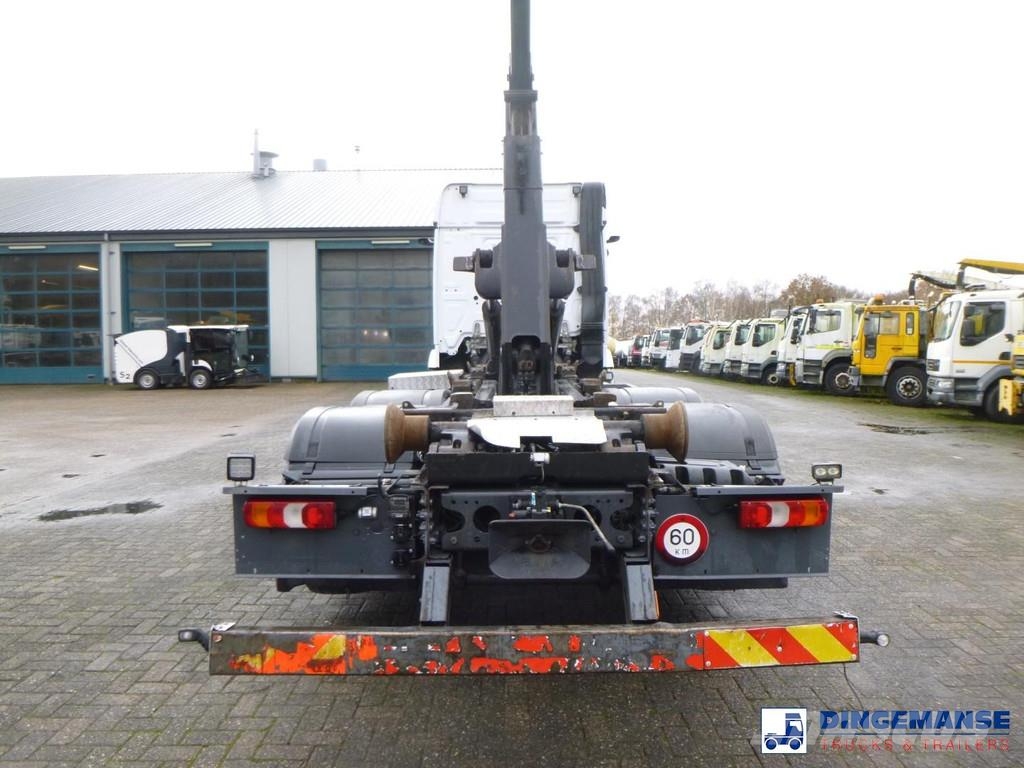 Mercedes-Benz Actros 2843 6x2 Hyva container hook 20t Камиони с кран с кука