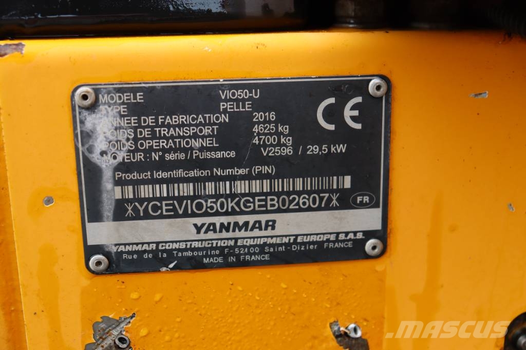 Yanmar Vio 50 U Mini bageri < 7t