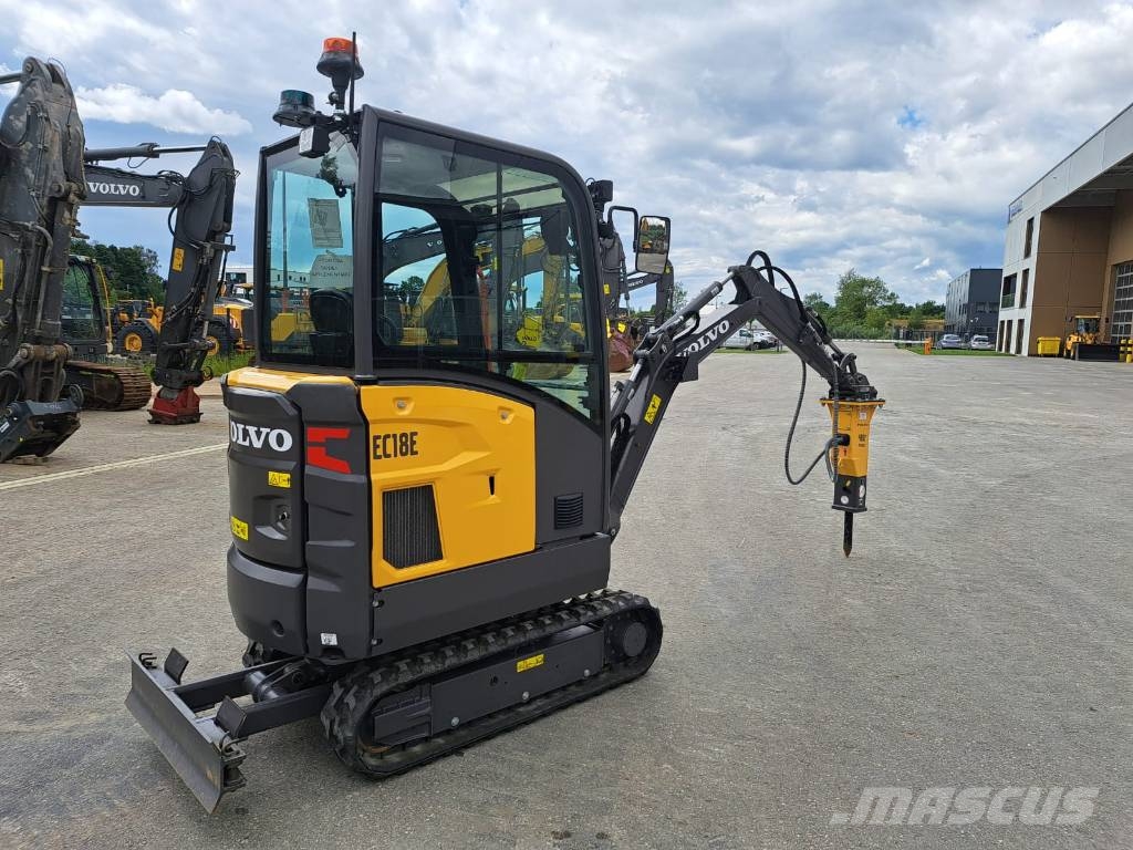 Volvo EC 18 E Mini ekskavatörler, 7 tona dek
