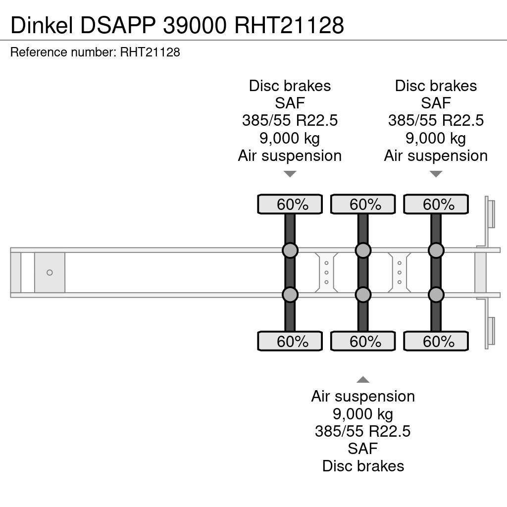 Dinkel DSAPP 39000 Curtainsider semi-trailers