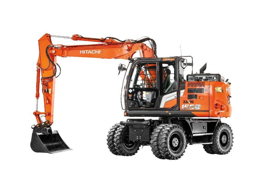 Hitachi ZX 155 W-7 2P Wielgraafmachines