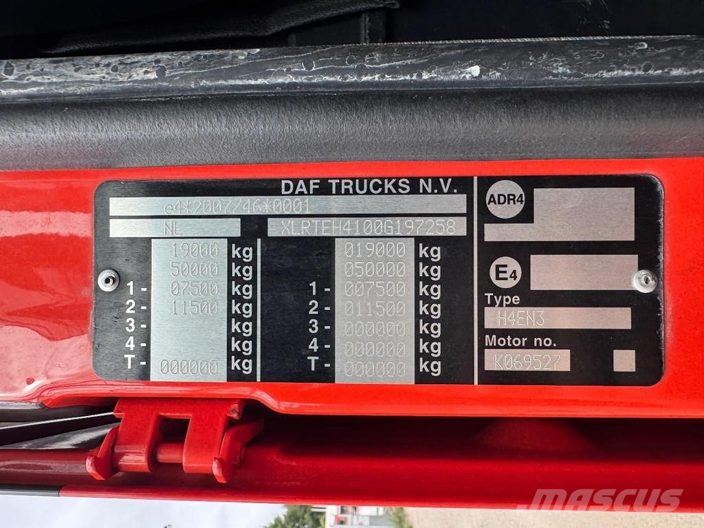 DAF XF 450 4X2 EURO 6 MEGA Седельные тягачи