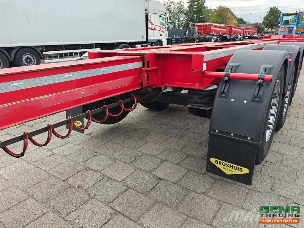 Broshuis 3UCC-39/45 Multi - SAF disc brake - 2 Lift Axles - Semirimorchi portacontainer