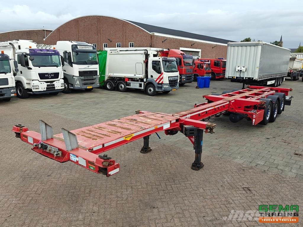 Broshuis 3UCC-39/45 Multi - SAF disc brake - 2 Lift Axles - Semirimorchi portacontainer