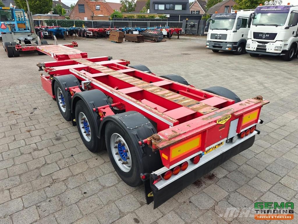 Broshuis 3UCC-39/45 Multi - SAF disc brake - 2 Lift Axles - Semirimorchi portacontainer