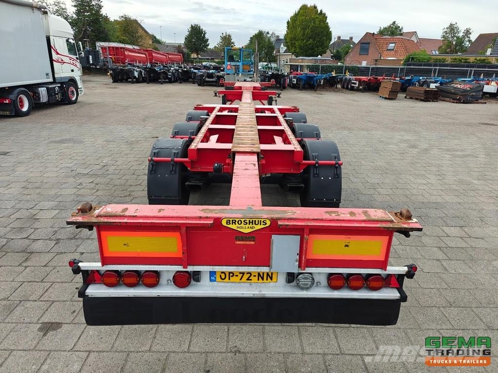 Broshuis 3UCC-39/45 Multi - SAF disc brake - 2 Lift Axles - Semirimorchi portacontainer