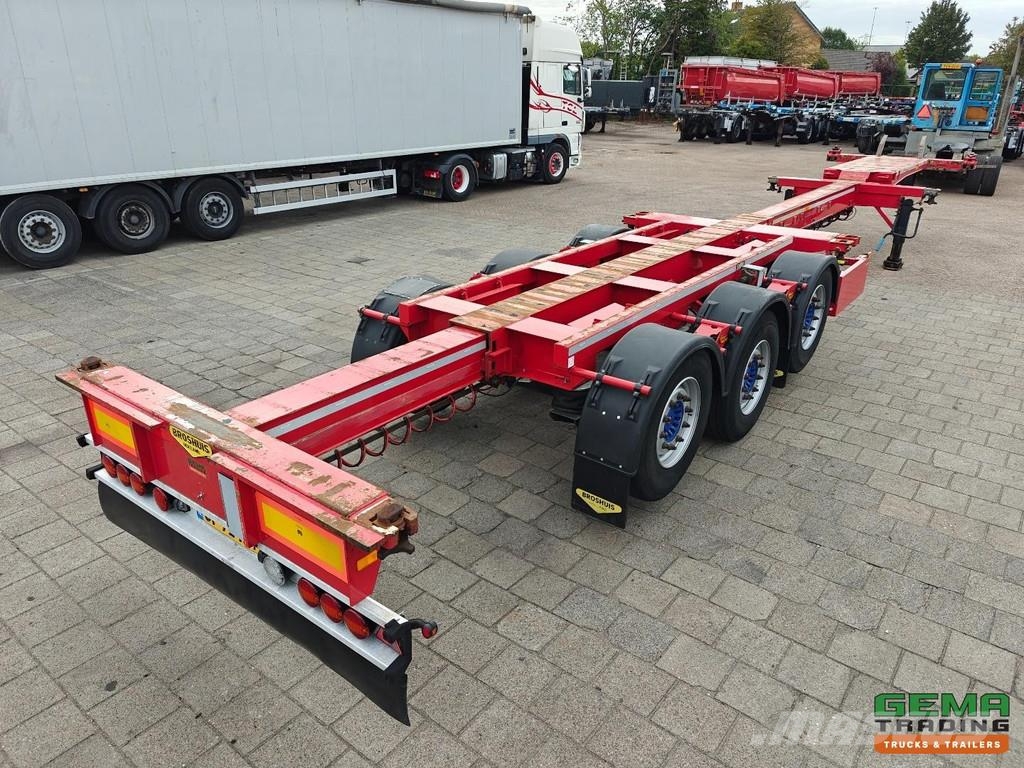 Broshuis 3UCC-39/45 Multi - SAF disc brake - 2 Lift Axles - Semirimorchi portacontainer