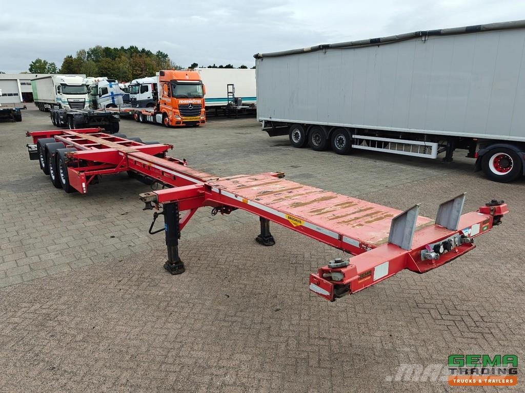 Broshuis 3UCC-39/45 Multi - SAF disc brake - 2 Lift Axles - Semirimorchi portacontainer