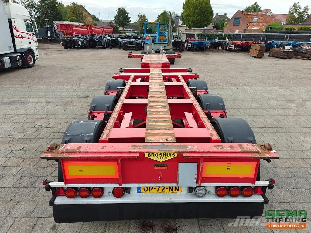 Broshuis 3UCC-39/45 Multi - SAF disc brake - 2 Lift Axles - Semirimorchi portacontainer