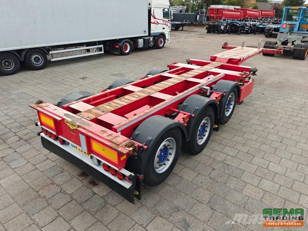Broshuis 3UCC-39/45 Multi - SAF disc brake - 2 Lift Axles - Semirimorchi portacontainer